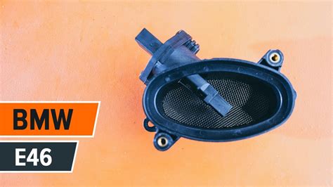 BMW E46 oro srauto matuoklio pakeitimo iliustracija