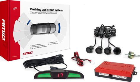 Schema, kaip montuojami parkavimo davikliai ant automobilio bamperio