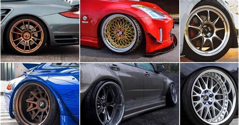 Nuotrauka: Įvairių automobilių ratlankių asortimentas