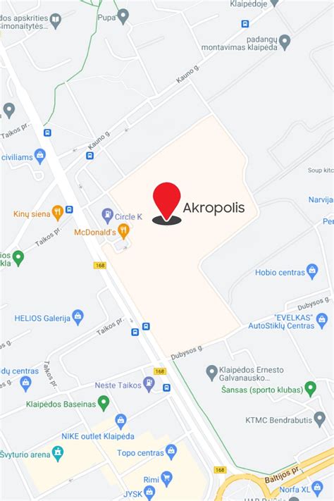 Žemėlapis su Bikko.lt parduotuvių lokacijomis
