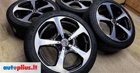 Mercedes-Benz ratlankiai R18 su padangomis