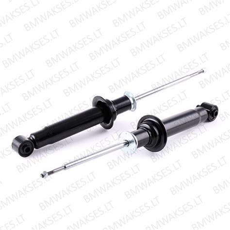 BMW E90 galinių amortizatorių schematinis vaizdas