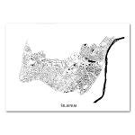 Žemėlapis su Šilainių rajono vietomis