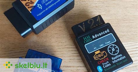 Įvairių tipų OBD2 skeneriai