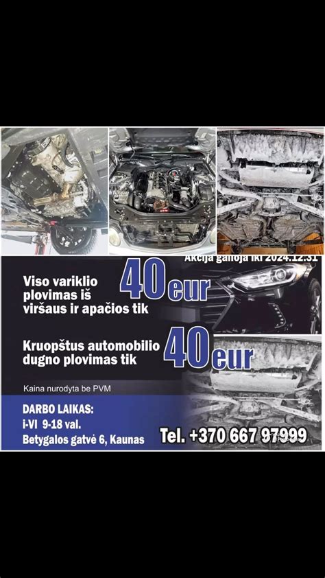 Automobilio dugno rūdys