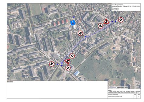 Fabijoniškių rajono schema su svarbiausiomis gatvėmis