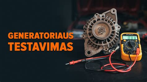 Schema, kaip reguliuoti generatoriaus diržo įtempimą automobilyje