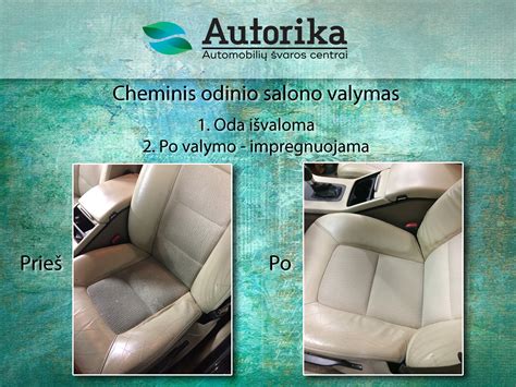 Automobilio salono detalių cheminis valymas