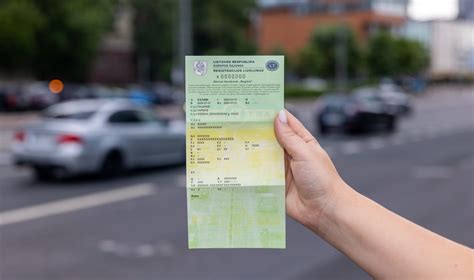 žalias automobilio draudimo liudijimas