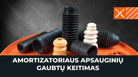 Susidėvėjusio amortizatoriaus pažeidimai