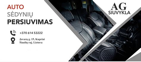 automobilio sėdynių persiuvimas