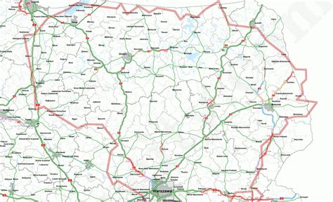 Žemėlapis automagistralės A1 Lietuvoje