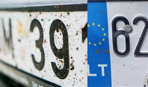 Lietuvos valstybinių numerių evoliucija per metus