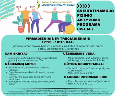 Amžiaus grupės ir sveikatos tikrinimo dažnumas