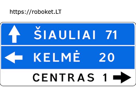 Kelio ženklas 