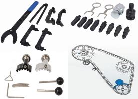 Specializuoti automobilių variklių remonto įrankiai