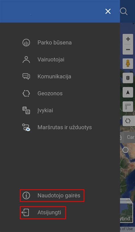 UNIPARK Smart programėlės naudojimas