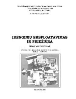 Turbokompresoriaus priežiūra ir eksploatavimas