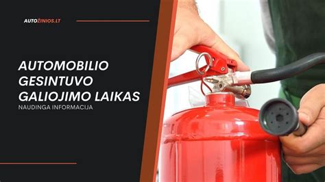 Automobilio gesintuvo priežiūra