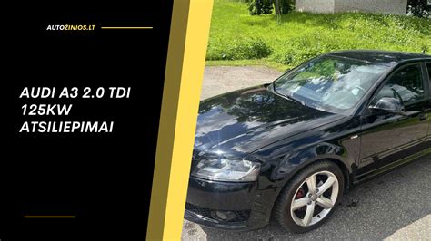 Audi A3 ratlankių matmenų lentelė