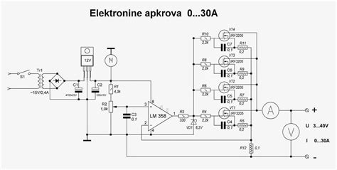Elektroninė schema su tranzistoriumi