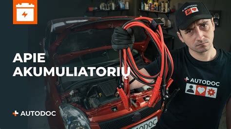 Dviejų akumuliatorių sistema automobilyje su izoliatoriumi