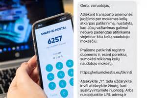 Simbolinė iliustracija, vaizduojanti kelių naudotojo mokestį (el. vinjetę)