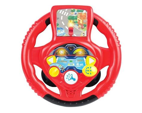 Vaikiškas žaislinis vairas su įvairiomis funkcijomis