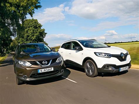 Renault Kadjar ir Nissan Qashqai lyginimas