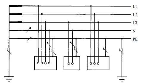 automobilio elektros sistemos schema su įtampos kritimo pavyzdžiu