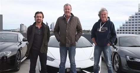 Jeremy Clarkson, Richard Hammond ir James May su automobiliais