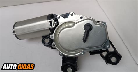 Schematinis galinio valytuvo mechanizmo paveikslėlis