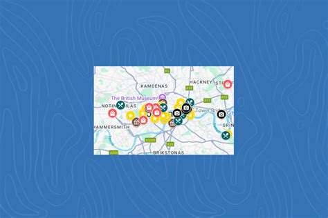 Žemėlapis su automobilių aikštelių vietomis Kretingoje