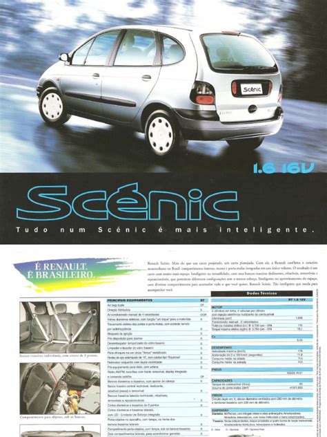Renault Scenic 1999 saugiklių schemos