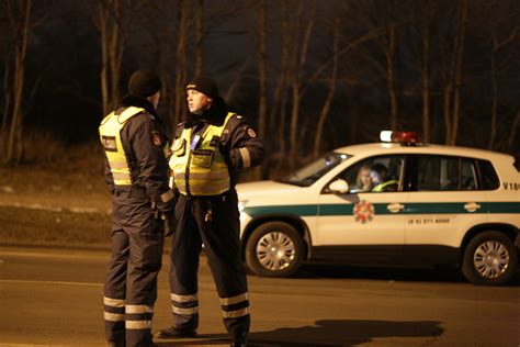 Policija tikrina vairuotojus dėl alkoholio