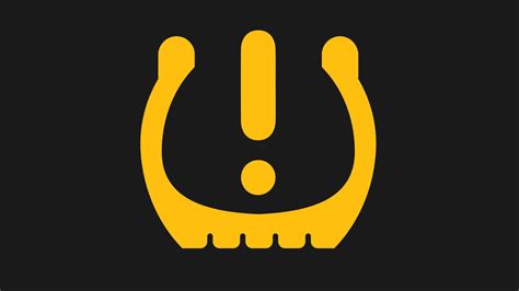 Prietaisų skydelio indikatorius apie padangų slėgį