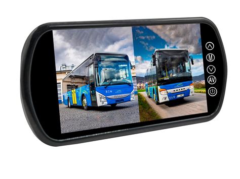 Išmaniojo galinio vaizdo veidrodėlio valdymo elementai