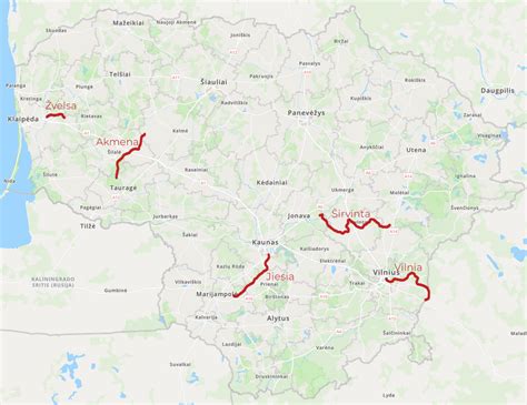 Žemėlapis, vaizduojantis automobilių su 4x4 pavara paklausą skirtinguose Lietuvos regionuose
