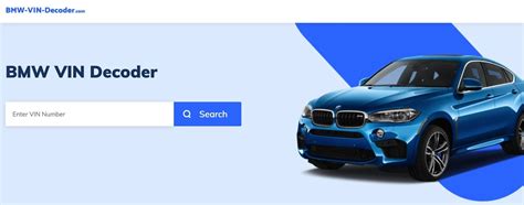 BMW VIN dekoderis
