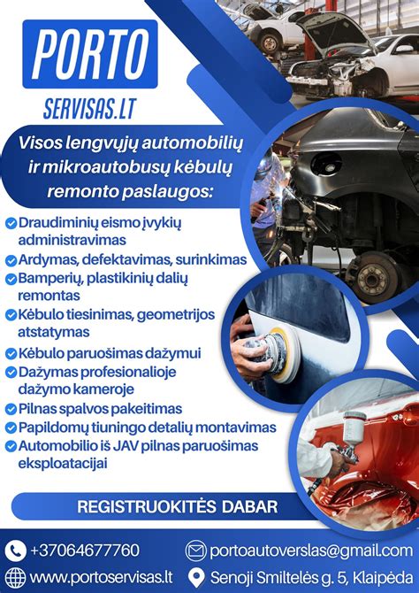 Automobilio purvasaugių montavimas