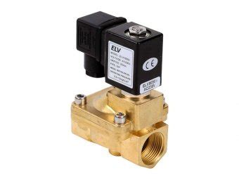 Solenoidinio vožtuvo schema