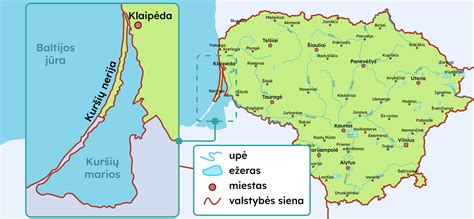 Žemėlapis su pažymėtais miestais, kur veikia Uber