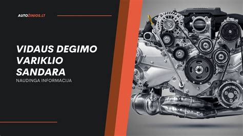 Variklio dekarbonizacijos procesas