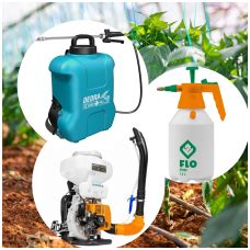 Pesticidų purkštuvų tipai