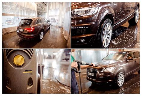 automobilio plovimas su šampūnu