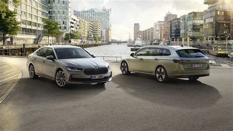 Škoda Superb važiuoklės schema