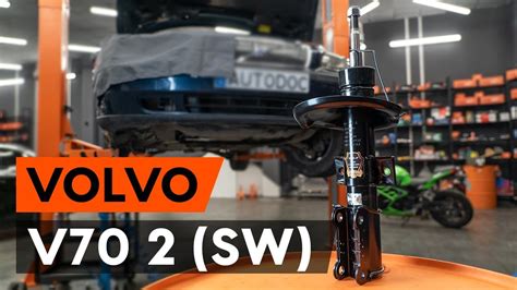 Volvo V70 priekinės pakabos schematinis vaizdas