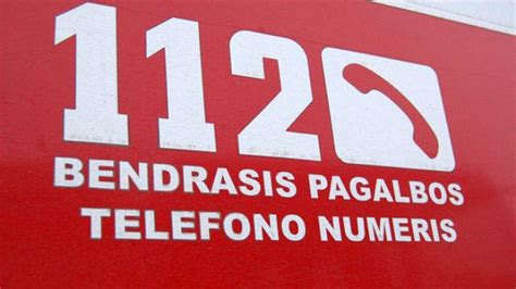 Bendrosios pagalbos telefono numeris 112