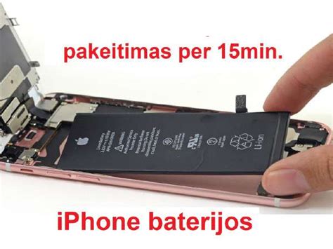 iPhone baterijos būklės patikrinimas
