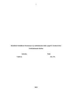 Svaistiklis ir jo sudedamosios dalys